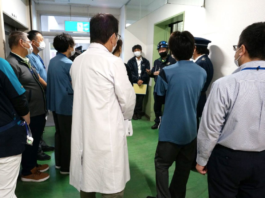 防火避難訓練を行いました