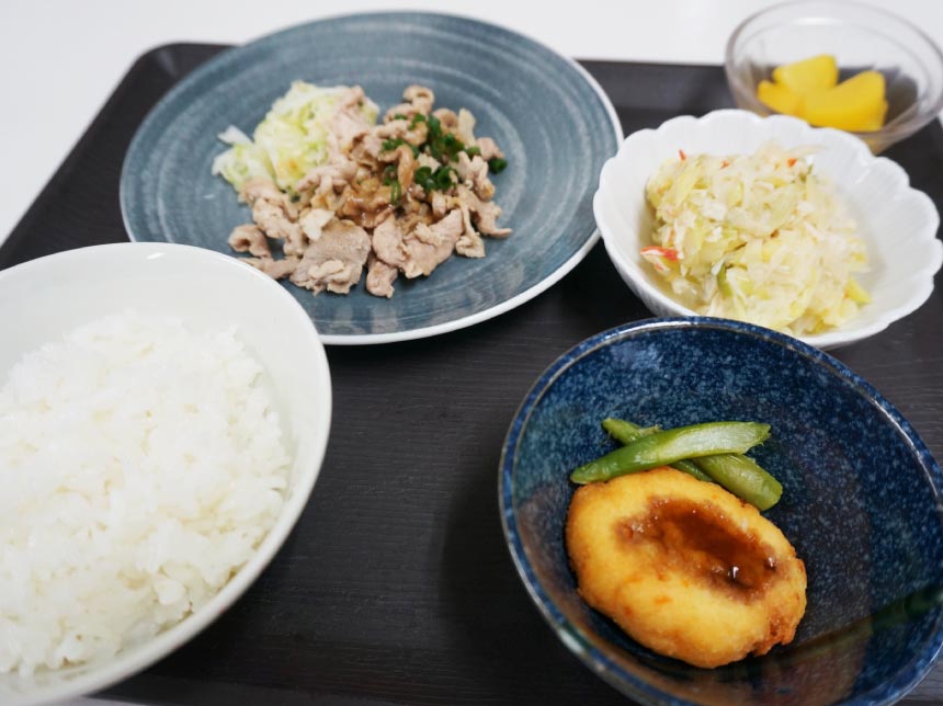 本日の給食（昼食）